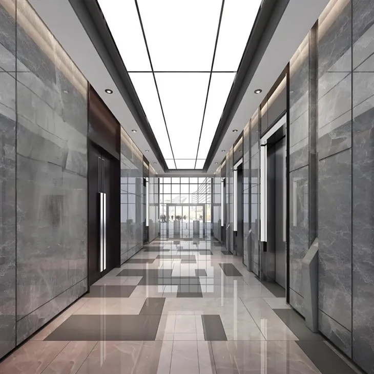 Passenger Elevator With 304 Hairline Stainless Steel Cabin Passenger Elevator With 304 Hairline Stainless Steel Cabin
